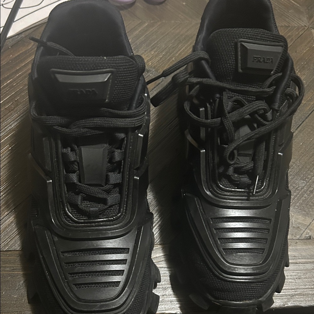 Prada Black Athletic Sneakers